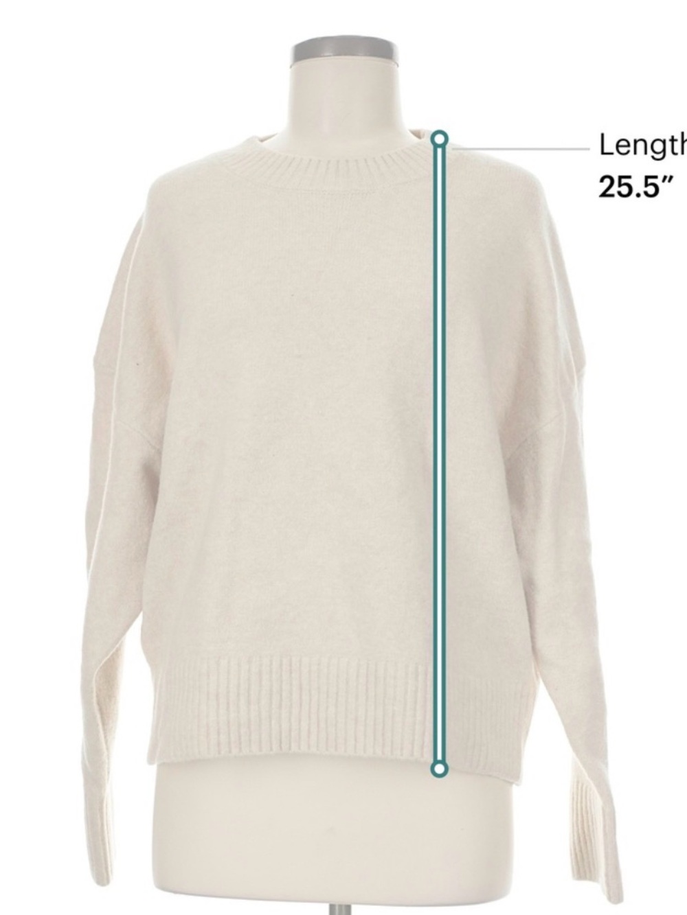 Zara Neutral Beige Crewneck Sweater - Picture 7 of 7